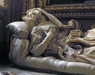 Morte della Beata Ludovica Albertoni, dalla Cappella Altieri, 1674 da Gian Lorenzo Bernini